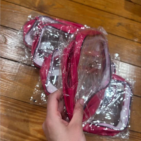 (442) x5 JERGENS CLEAR MAKEUP BAGS - Picture 3 of 9